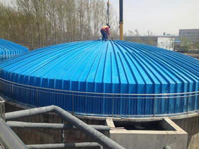 江汉石油管理局玻璃钢污水池集气罩
