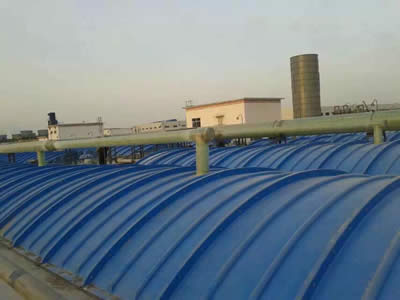 江汉石油管理局玻璃钢污水池罩