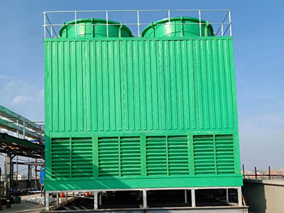 江汉石油管理局逆流式玻璃钢冷却塔