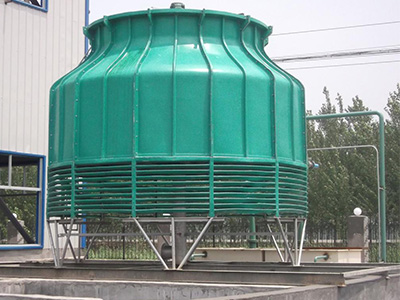 江汉石油管理局玻璃钢圆形冷却塔