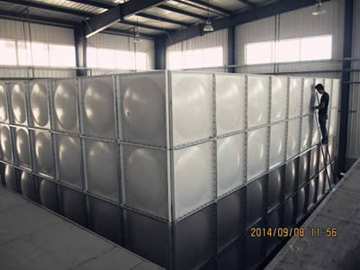 江汉石油管理局玻璃钢拼装水箱